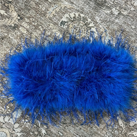 LAMARQUE Zaina Feather Bustier Top Large - Picture 12 of 12